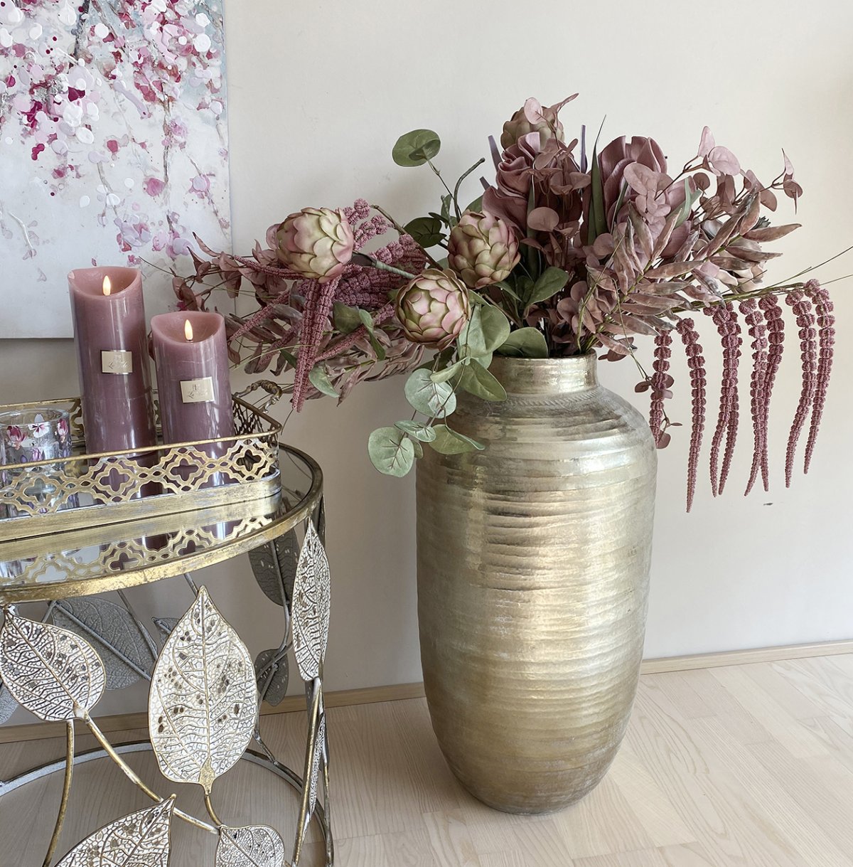 Keramikvase til gulv Vaser, kurve og urtepotter Decor By K's