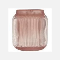 Lygte t/fyrfadslys, lyserdt glas