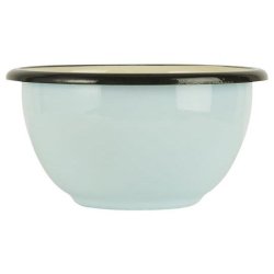 Skl emalje lysebl m/cream indvendig