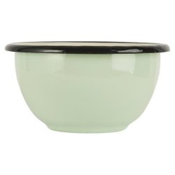 Skl emalje lysegrn m/cream indvendig