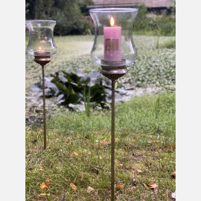 Lanterne p spyd, antik slv