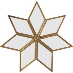 Plade m/glas stjerneformet