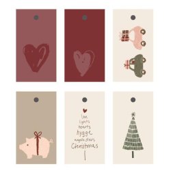 Til/fra kort 6 ass My Nostalgic Christmas