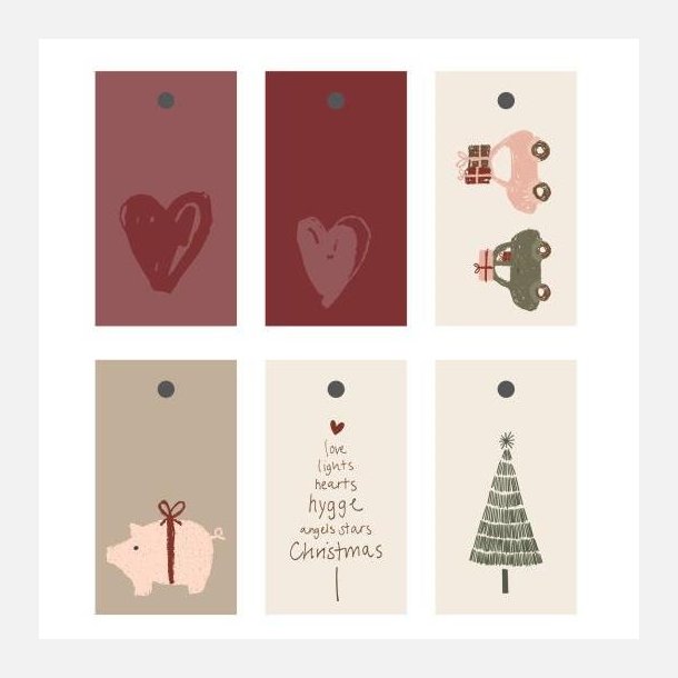 Til/fra kort 6 ass My Nostalgic Christmas