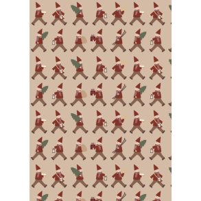 Papirrulle nissemarch 5 m/rulle