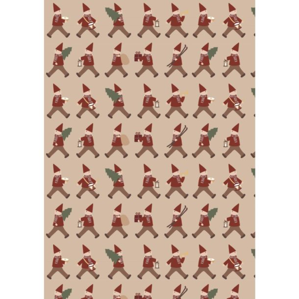 Papirrulle nissemarch 5 m/rulle