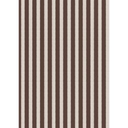 Papirrulle brune striber tekstil-look 5 m/rulle