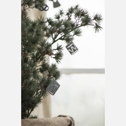 Juletrspynt tromme m/gylden wire