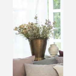 Blomst rosa/grnne nuancer