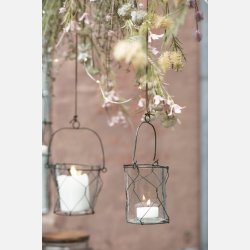 Blomst rosa/grnne nuancer