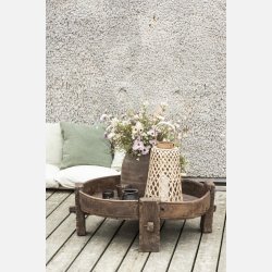 Blomst rosa/grnne nuancer