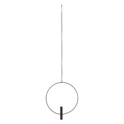 Lysestage til ophng, sort