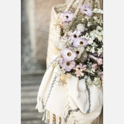 Blomst rosa/grnne nuancer