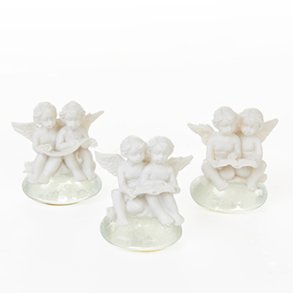 Engel p glassten med sticker