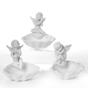 Engel sidder p muslingskal