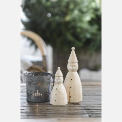 Julemand stende natur hndmalet