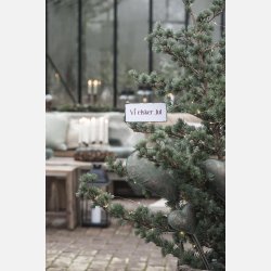 Vi elsker jul metalskilt