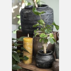 Rustiklys mustard , stor