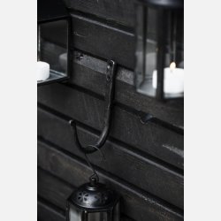 Knage enkelt konisk hndlavet, sort jern