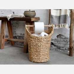 Kurv med wc papir holder