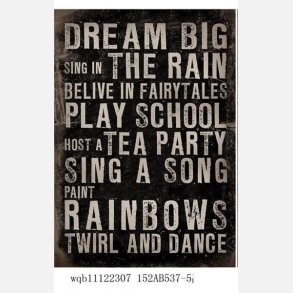 Canvas skilt,dream....