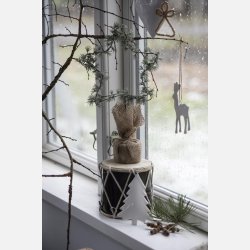 Rensdyr t/ophng m/jutesnor, lyserd