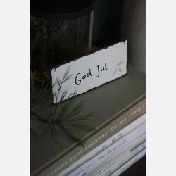 Metalskilt God Jul