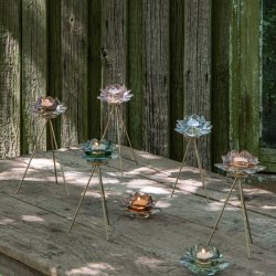 Loe fyrfadsstage, amber