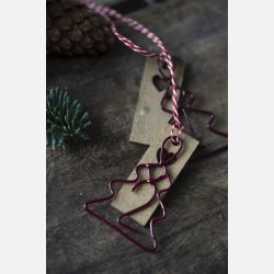 Vedhng 1-4 juletrsformet, rd