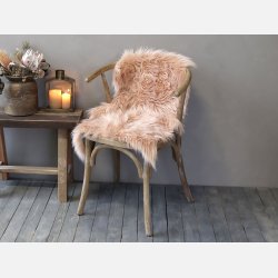 Imiteret Skind, pudder, stor