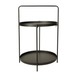 Bakkebord , sort metal