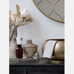 ternel Hndklde mini m. striber, fransk gr