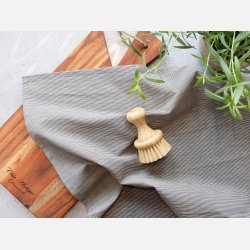 ternel Viskestykke m. striber, kul