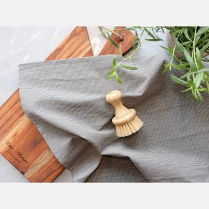 ternel Viskestykke m. striber, kul