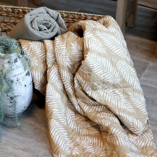 Aix Quilt m. tropisk bladm�nster
