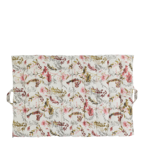Aix Madras m. vilde blomster, L100/B60 cm creme