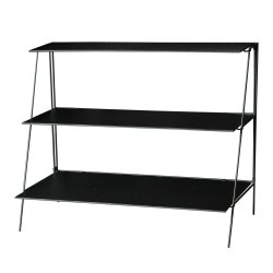 Reol med 3 hylder, skr