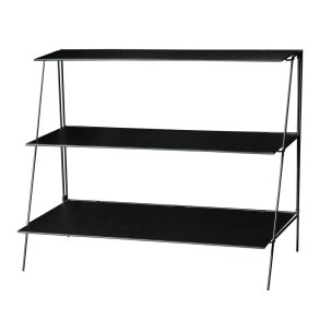 Reol med 3 hylder, skr