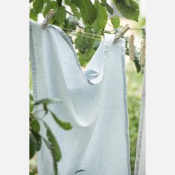 Viskestykke Freja hr/bomuld lysebl