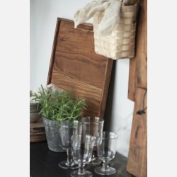 Bakke kvadratisk olieret akacietr