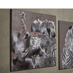Canvas billede, vilde dyr
