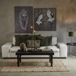 Canvas billede, leopard