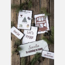 Metalskilt Let's Hygge