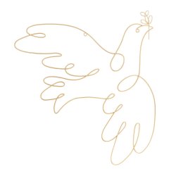 Vg motiv fugl, metal