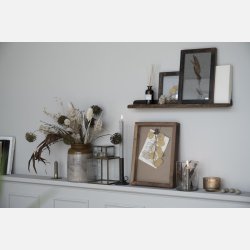 Glasske m/lg kvadratisk