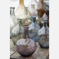 Glasballon malva glas NON FOOD mundbl�st