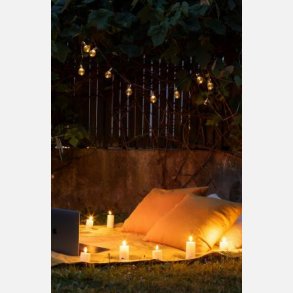 Udendrs solcelle lyskde med 20 prer