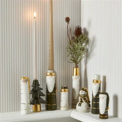 VASE JULEMAND M/HUE - stor rd eller grn