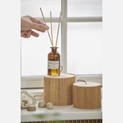 ske m/bambuslg kvadratisk