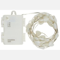 Lysk�de m/40 hjerter udend�rs og timer 6/18